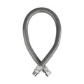 PLUMBINGMASTER 10pcs 3/4"MIP x 3/4"FIP Gas Connector Hose Supply(1"OD),Gray PVC Coated Gas Line,Full Flow Gas Hose for Indoor and Outdoor